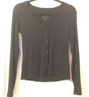 Cashmere Blend Cardigan Button Top