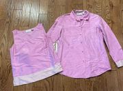 SALE
Dana Buchman pink silk set size small