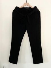 Black Tie Waist Trousers Size Small