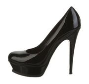 YSL Yves Saint Laurent patent leather platform pumps 39.5