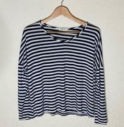 Ginger G Size Large Striped Long‎ Sleeve