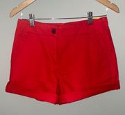 NWT Nautica mid rise Bright Red shorts