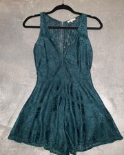 Dark Green Romper