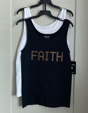 NWT  Soho Lady 2pk FAITH Tanks