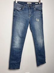 Banana Republic distressed straight Jeans size 28