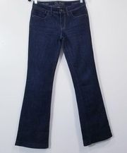 DL 1961 Jeans Jennifer High Rise Boot Dark Wash Blue Denim