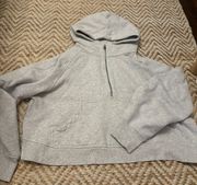 Scuba Oversized Half-Zip Hoodie