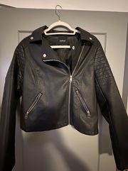 Black Leather Jacket NWOT