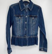 I-N-C INTERNATIONAL CONCEPTS DENIM JACKET SMALL