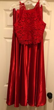 Red Prom Dress / Ball Gown