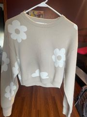 Detailed Cropped Sweater