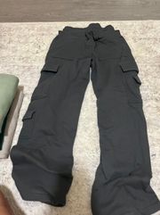 Wide Leg Cargo Sweatpants