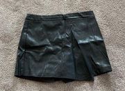 Iris Faux Leather Skort SIZE L