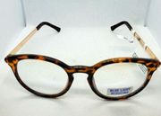 NWT Blue Light Reducing Tortoiseshell & Gold Glasses