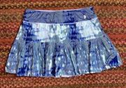 PRINCE BLUE STRIPED RUFFLE TENNIS SKIRT SKORT