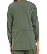 Eileen Fisher Nori Round Neck Drawstring Jacket