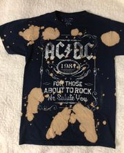 AC / DC Bleached Graphic Tee