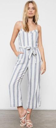 // Harper Jumpsuit in Laguna Stripe