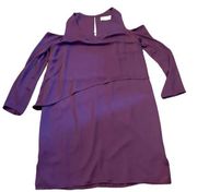 Amanda Uprichard Purple Cold should Dress Medium p