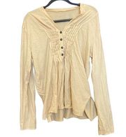 CP SHADES Cream Ruffle Top Bohemian Size Extra Large