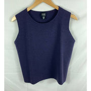 Eileen Fisher Wool Sleeveless Top Deep purple M