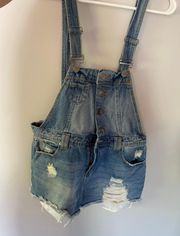 Overall Shorts