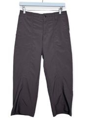 Women’s Inter Continental Hiking Capri Pants in Brown Grey Size 6