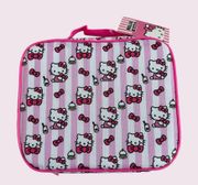 Sanrio  Lunch BOX  Lunch Bag Snack Tote Girls Insulated Pink Stripes