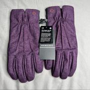 City Keeper Gloves NWT L/XL Purple Black (HTGT) *Fleece Lined