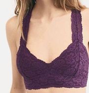 Free People NWT Intimately  Plum Wine Lace Bralette (S)