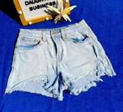 Vanilla Star Premium size 5 Jean shorts Distressed And Light Color.