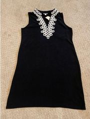 NWT- Charter Club Black V-Neck Sleeveless Sheath Dress XL