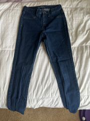 Blue High Waisted Skinny Jeans