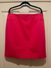 Halogen Pink Sorbet Dressy Pencil Skirt Great Stretch Plus Size 14 New w Tags