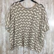 Women's Very Oversized Valerie Stevens Sweater Top Size Small