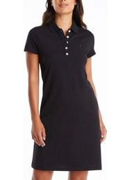 Nautica Women's Easy Classic Short Sleeve Stretch Cotton Polo Dress