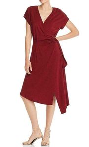 New. JOIE wine wrap dress. Small. Retails $228