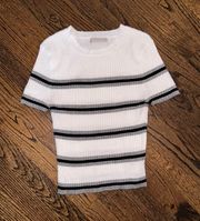 Striped Sweater Tee