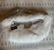 Dolls Kill Generation Kiss Angela White Fur Fanny Pack