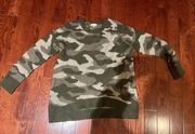 Camo Print Sweater