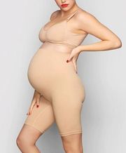 Skims Maternity Sculpting Short Mid Thigh Shapewear in Clay Size 2X 3X