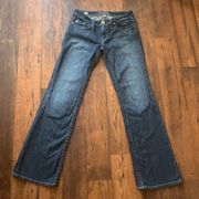 Maddie 19 Jeans size 27R, Blue, Bootcut