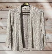 Madison & Berkeley Women’s 1X Sweater Cardigan Simple Lace