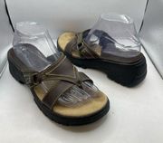 Vintage No boundaries Y2K chunky platform brown sandals 8.5