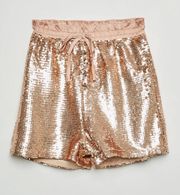 Gold Sequin Shorts