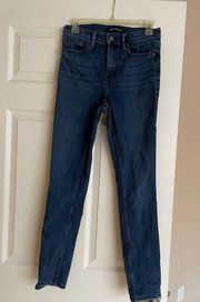 Womens Size 29 Dark Wash High Rise Skinny Jeans