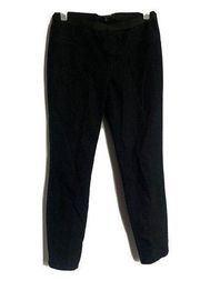 Lafayette 148 New York Womens Size Petite Black Stretch Pull On Skinny Pants