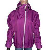 Zippered Hooded Athletic Jacket