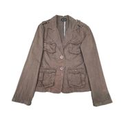 Color  Brown Blazer Suit Jacket