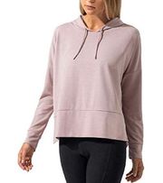 Mondetta Women's Ottoman Comfort Pink Oversized Activewear Hoodie Size L